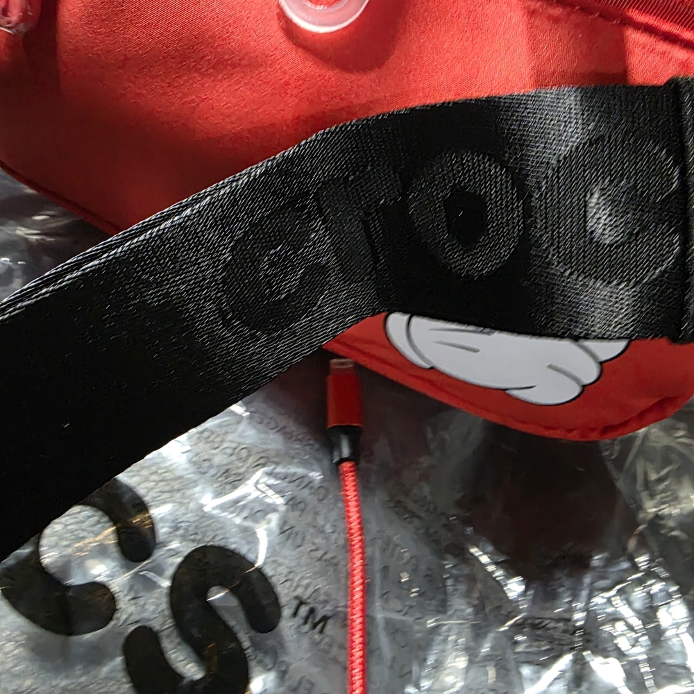 Disney X Crocs Mickey  Belt Bag in Red and Black NWT - Picture 7 of 16